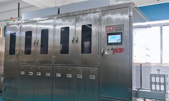 Stable 18KW Plastic Box Washing Machine Multi Function With Spray