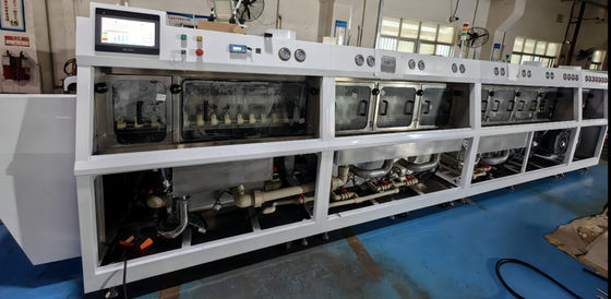 AC380V Component Washing Machine , Durable Inline Precision Cleaning Equipment